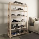 Ver imagem 2 de Arara Nova Reforçada e Estante Exclusiva Decorativa Conjunto Design Clássico