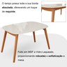 Conjunto Sala de Jantar Mesa 110x80cm Tampo em Mdf Laqueado com Vidro Laqueado 4 Cadeiras Ceci Yesca - 8