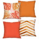 Ver imagem 1 de Kit com 4 Capas para Almofadas Decorativas Costela de Adão