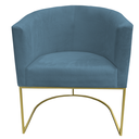 Ver imagem 2 de Kit 03 Poltronas Paola Sued Azul Tiffany - D'Classe Decor
