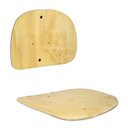 Ver imagem 3 de Kit Assento e Encosto Tapecado Conjunto Secretaria Ponta Caida para Cadeira de Escritorio Laranja Po