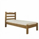 Ver imagem 3 de Cama Solteiro em Madeira Maciça Reforçada Nogueira