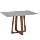 Ver imagem 1 de Mesa para Sala de Jantar 120 cm Isis Marrom/Mel
