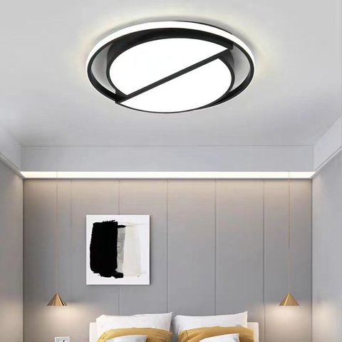 Luminária LED Moderna de Teto para Quartos Luz Fria e Luz Quente Su-102