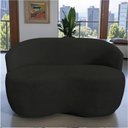 Ver mais imagens de Namoradeira Decorativa Beatriz Orgânica Veludo Preto