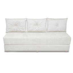 Sofá Cama Bicama 3 Lugares Casal Sofanete Suede Bege - 2