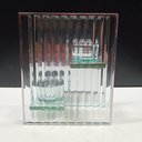 Ver imagem 4 de Castiçal Decorativo Enfeite Porta Vela Home&co 2 Velas Vidro 16x13x6cm Transparente
