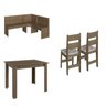 Conjunto Canto Alemão com Mesa, 2 Cadeiras e Almofada - 15