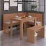 Conjunto Canto Alemão com Mesa Fixa, 1 Banco e Almofadas - 1