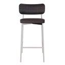 Ver imagem 1 de Banqueta Alloa Fixa com 4 Pés 50 x 44,7 x 163,5cm com 1 Unidade Preto/Branco Epoxi
