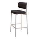 Ver imagem 6 de Banqueta Alloa Fixa com 4 Pés 50 x 44,7 x 163,5cm com 1 Unidade Preto/Branco Epoxi