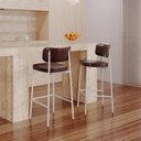 Ver imagem 3 de Banqueta Alloa Fixa com 4 Pés 50 X 44,7 X 163,5cm com 1 Unidade