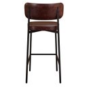 Ver imagem 1 de Banqueta Alloa Fixa com 4 Pés 50 x 44,7 x 163,5cm com 1 Unidade Marrom/Café/Preto Epoxi