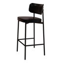 Ver imagem 6 de Banqueta Alloa Fixa com 4 Pés 50 x 44,7 x 163,5cm com 1 Unidade Preto/Epoxi