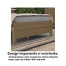 Cama de Casal Pontal Plus 1,60 Móveis Rimo Carvalho/Tauari - 2