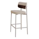 Ver imagem 6 de Banqueta Alloa Fixa com 4 Pés 50 x 44,7 x 163,5cm com 1 Unidade Bege/Areia/Café/Branco Epoxi