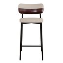 Ver imagem 1 de Banqueta Alloa Fixa com 4 Pés 50 x 44,7 x 163,5cm com 1 Unidade Bege/Areia/Café/Preto Epoxi