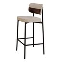 Ver imagem 6 de Banqueta Alloa Fixa com 4 Pés 50 x 44,7 x 163,5cm com 1 Unidade Bege/Areia/Café/Preto Epoxi