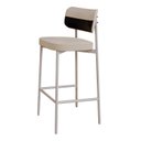 Ver imagem 6 de Banqueta Alloa Fixa com 4 Pés 50 x 44,7 x 163,5cm com 1 Unidade Bege/Areia/Preto/Branco Epoxi