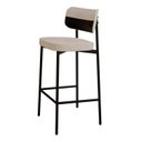 Ver imagem 6 de Banqueta Alloa Fixa com 4 Pés 50 x 44,7 x 163,5cm com 1 Unidade Bege/Areia/Preto Epoxi
