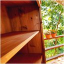 Ver mais imagens de Estante Para Livros Alta Madeira Maciça 183x74x32 Móveis Rio Negrinho