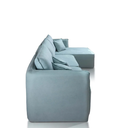 Ver imagem 3 de Sofá com Chaise Búzios - 3 Mod 260 Bouclé Azul 514