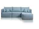 Ver imagem 1 de Sofá com Chaise Búzios - 3 Mod 260 Bouclé Azul 514