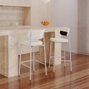 Ver imagem 3 de Banqueta Alloa Fixa com 4 Pés 50 X 44,7 X 163,5cm com 1 Unidade