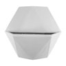 Vaso Para Plantas E Flores Hexagonal Jardim Suspenso Polietileno Mix-Plant 12x30cm:Clean - 1
