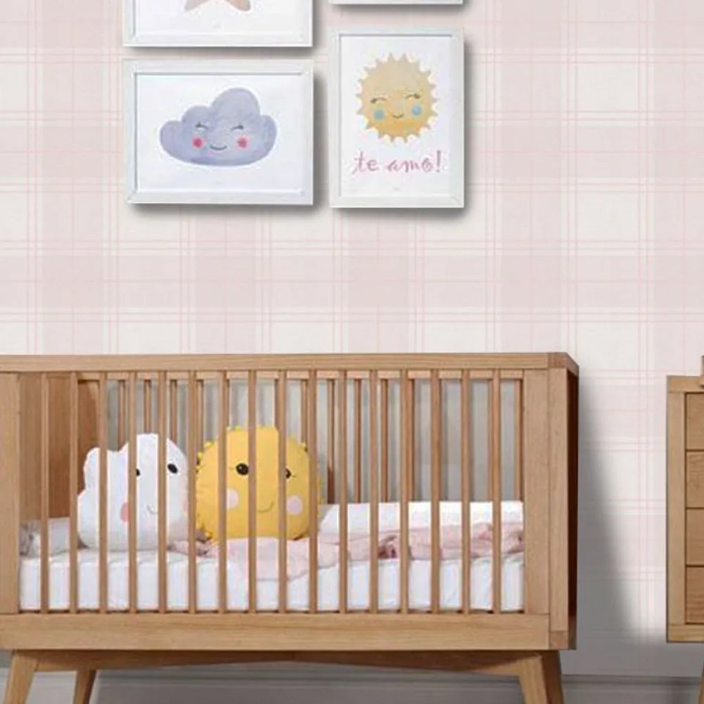 Papel de Parede - Quarto Infantil e Bebê - Xadrez Color