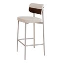 Ver imagem 6 de Banqueta Alloa Fixa com 4 Pés 50 x 44,7 x 163,5cm com 1 Unidade Branco/Palha/Whisky/Epoxi