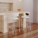 Ver imagem 3 de Banqueta Alloa Fixa com 4 Pés 50 X 44,7 X 163,5cm com 1 Unidade