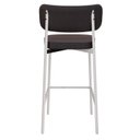 Ver imagem 2 de Banqueta Alloa Fixa com 4 Pés 50 x 44,7 x 163,5cm com 1 Unidade Preto/Branco Epoxi