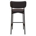 Ver imagem 2 de Banqueta Alloa Fixa com 4 Pés 50 x 44,7 x 163,5cm com 1 Unidade Preto/Whisky/Epoxi