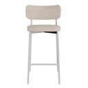 Ver imagem 1 de Banqueta Alloa Fixa com 4 Pés 50 x 44,7 x 163,5cm com 1 Unidade Bege/Areia/Branco Epoxi
