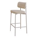 Ver imagem 6 de Banqueta Alloa Fixa com 4 Pés 50 x 44,7 x 163,5cm com 1 Unidade Bege/Areia/Branco Epoxi