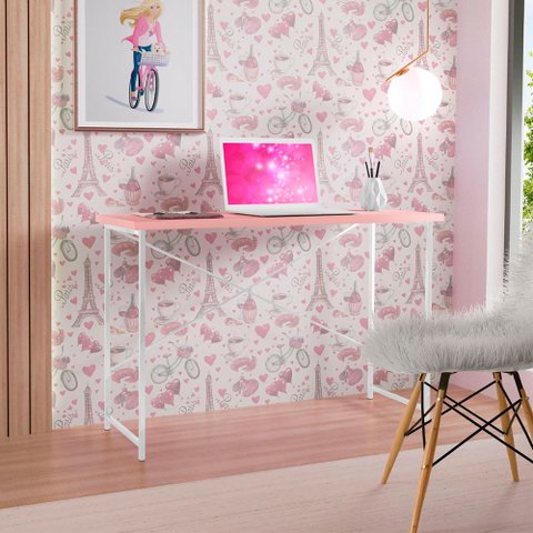 Escrivaninha Industrial Princesa 76cm Klm Móveis