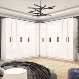 Closet Casal Duplo Rubi Premium 16 Portas 8 Gavetas - 1