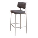 Ver imagem 6 de Banqueta Alloa Fixa com 4 Pés 50 x 44,7 x 163,5cm com 1 Unidade Cinza/Branco Epoxi