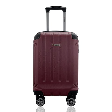 Mala de Viagem Bordo Rígida em Abs Cadeado Segredo Rodas Duplas 360º Gladiador A5mb Tamanho Pp:cerej