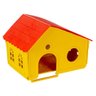 Casinha para Hamster 6 Unidades Amarela Pet Roe Jel Plast - 1