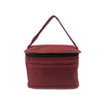 Bolsa Térmica Porta Marmita Lanche Bebida Com Bolso frontal Para Talheres E Alça Regulável: Vermelho - 1