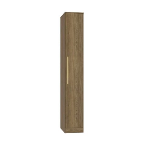 Guarda Roupa Closet Modulado Componível 1 Porta 36cm Linha Modulado Adapt N533 Kappesberg- Nogueira