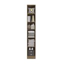 Ver imagem 2 de Guarda Roupa Closet Modulado Componível 1 Porta 36cm Linha Modulado Adapt N533 Kappesberg- Nogueira