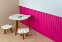 Ver imagem 2 de Painel Ripado Versátil Infantil: 01 Unid. 57x270cm Larg. - Talatto Painéis - Polietileno - Rosa