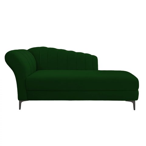 Divã Dani 1,40m Suede Verde - Dominic Decor