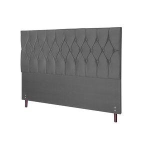 Cabeceira Madri Chumbo Estofada para Cama Box Casal 144cm Quarto Luxo Jbe Móveis