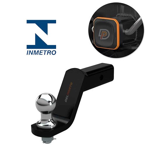Engate Removível Reboque Rabicho Nissan Frontier Sel 2008 a 2016 Homologado Inmetro até 1.500kg Bruc - 5