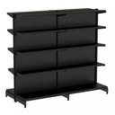 Ver imagem 1 de Gondola Centro 170 Fit Ate 2 Metros Preto 20 Bandeja Sp Etiqueta