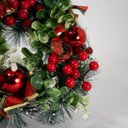 Ver imagem 3 de Guirlanda Natalina Enfeite de Porta Natal 23cm